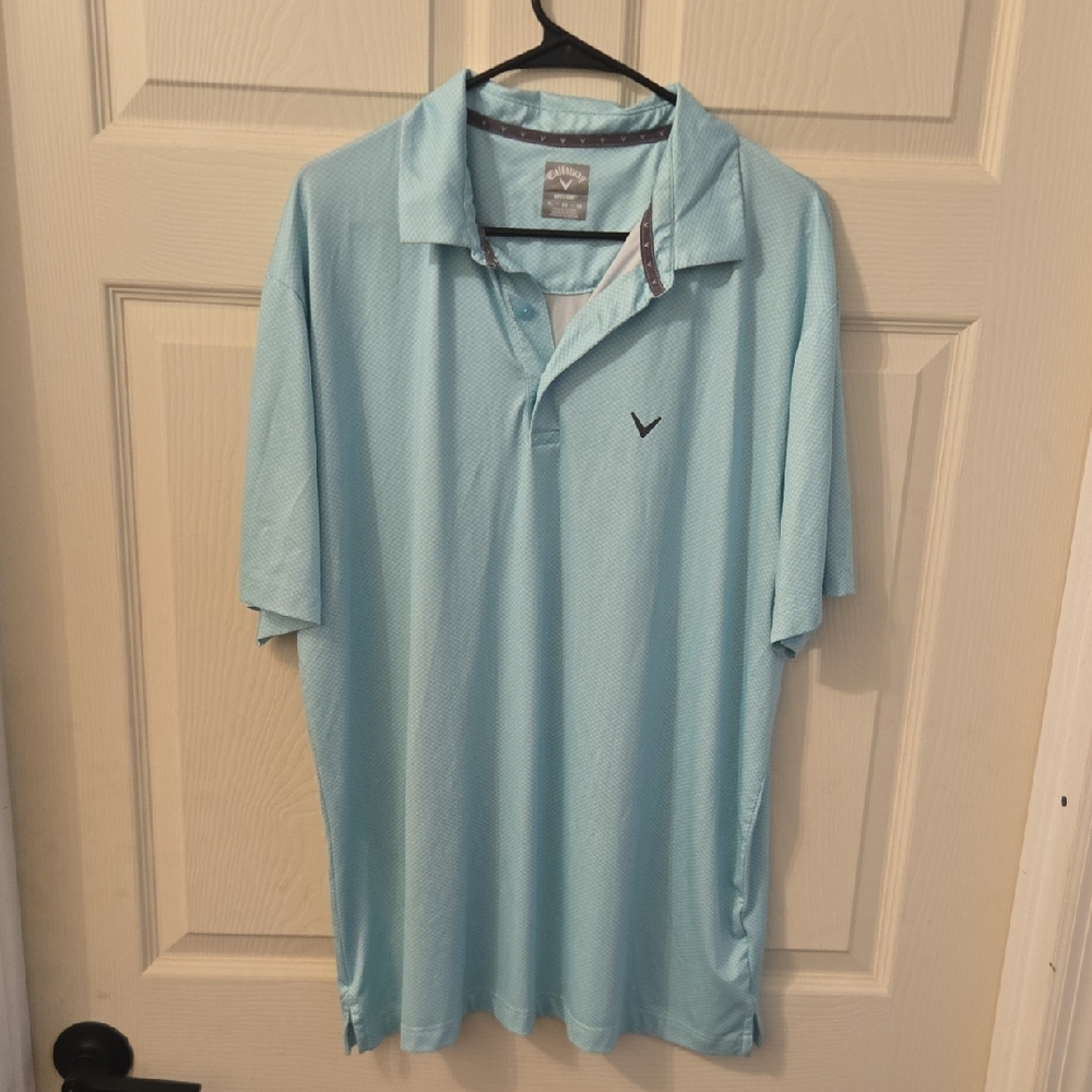 Callaway Men's Sky Blue Performance Golf Polo